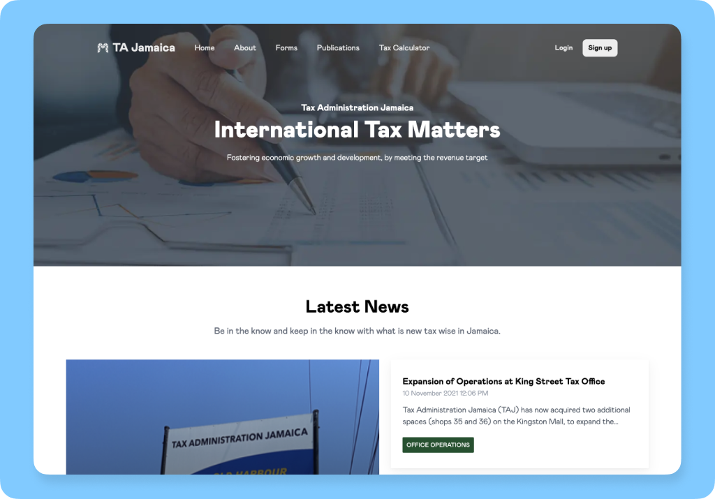 Tax Administration Jamaica